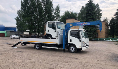Isuzu NPR манипулятор Tadano