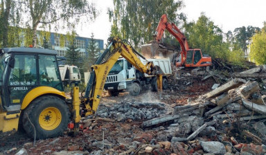 Демонтаж домов, зданий и построек. Вывоз