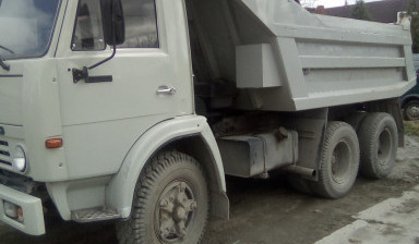 Перевозка сыпучих грузов самосвалом.