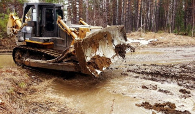 Аренда бульдозера, услуги бульдозера в Смоленске