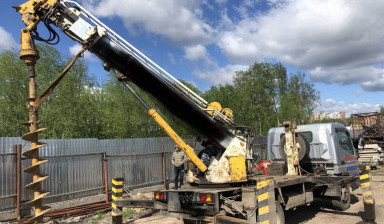 Ямобур, Автобуровая установка, Сваи в Туле