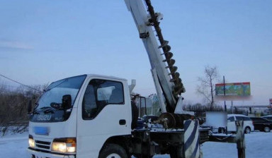 Автобуровая, ямобур вездеход