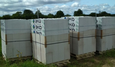 Блоки газосиликатные, газобетонные