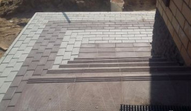 Укладка тротуарной плитки и брусчатки