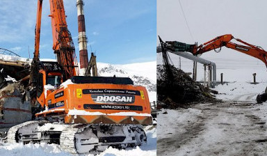 Снос строений промышленного и коммерческого назнач в Мурманске