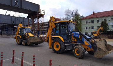 Аренда экскаватора погрузчика