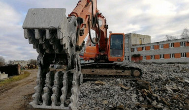 Гидромолот на базе экскаватора гусеничного