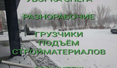 Разнорабочие, Грузчики, Демонтаж