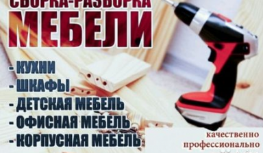 Профессиональный сборщик мебели