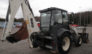 Экскаватор-погрузчик услуги челюстного terex 82