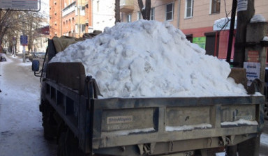 Уборка снега с крыш, Вывоз снега
