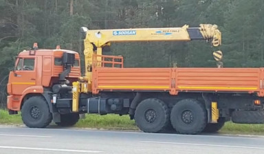 Аренда Камаза вездехода с КМУ. Манипулятор
