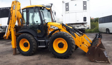 JCB 4cx экскаватор-погрузчик аренда, услуги.