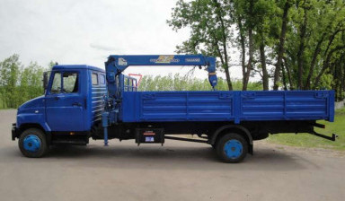 Манипулятор зил с люлькой автовышки.