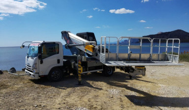 Аренда автовышки isuzu 18-32 метра