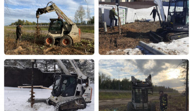 Аренда ямобура гусеничного вездехода Бобкэт