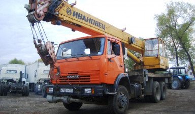 Аренда автокрана Ивановец в Курске, по области.