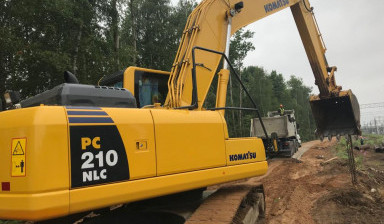 Экскаватор гусеничный Komatsu PC210 аренда.