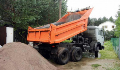 Доставка песка речной