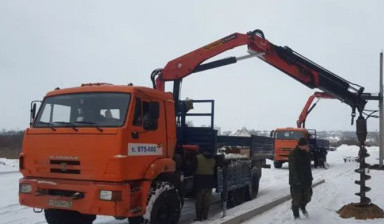 Монтаж СИПа, бурение под СВАИ