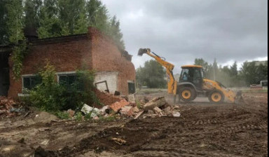 Снов, демонтаж построек и сооружений