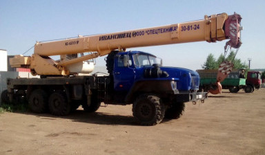 Аренда автокрана, вездеход 6х6 Урал, 25 т