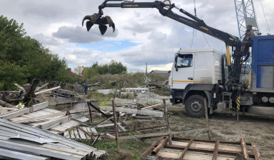Услуга аренда ломовоза. Вывоз металла, мусора.