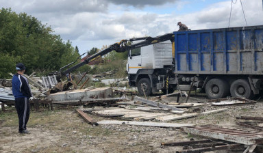 Услуга аренда ломовоза. Вывоз металла, мусора.
