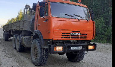 Перевозка грузов. Бортовой полуприцеп в аренду.