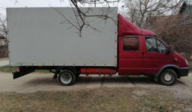 Грузоперевозки. Газель с пассажирскими местами.