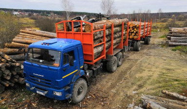 Лесовоз вездеход с манипулятором на доставку мо