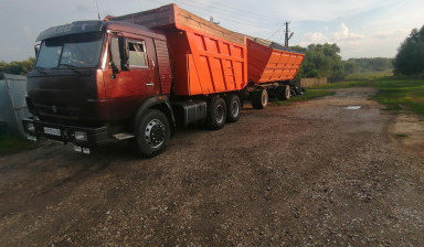 Аренда КамАЗ 55111. Услуги самосвала.