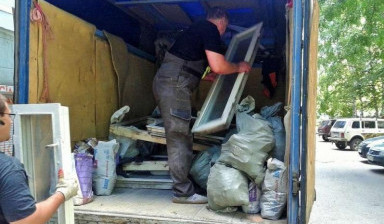 Вывоз мусора на газели, вывоз старой мебели