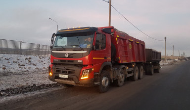Аренда самосвалов 8×4 20 м/куб Мурманск, область.