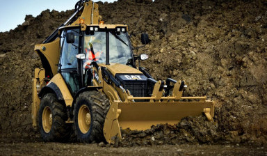 Экскаватор погрузчик Caterpillar 434f – в аренду.