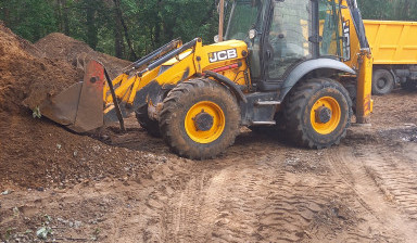 Услуги экскаватора-погрузчика JCB