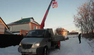Кран борт. Манипулятор с люлькой автовышки.