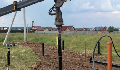 Услуги ямобура. Бурение, монтаж и демонтаж опор