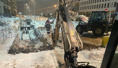 Аренда экскаватора-погрузка с гидромолотом s-gidrmolotom