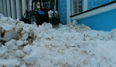 Заказать экскаватор в Старой Руссе, чистка снега