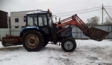 Услуги трактора, уборка снега