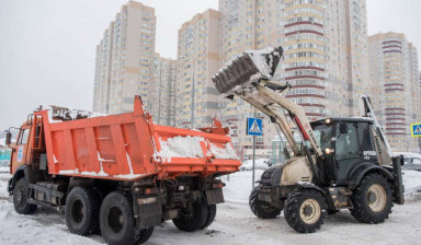 Уборка и вывоз снега. Услуги спецтехники Москва.