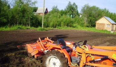 Вспашка, раскарчевка и планировка участков