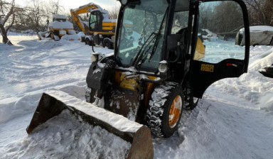 Мини-погрузчик услуги Казань. Уборка снега в Казани jcb