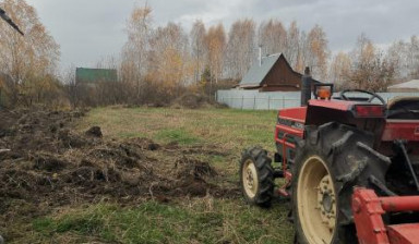 Благоустройство территории, услуги мини трактора