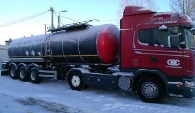 Работа по перевозке битума