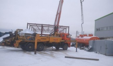 Аренда автобетононасоса и автокрана