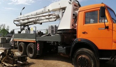 Аренда автобетононасоса Камаз