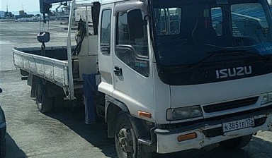 Грузоперевозки с кму, манипулятор Владивосток