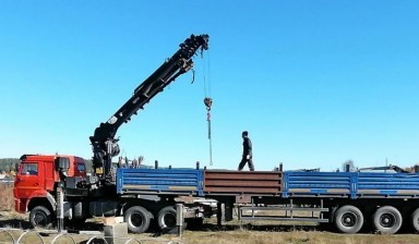 Кран-борт Погрузчик с буром, манипулятор Иркутск